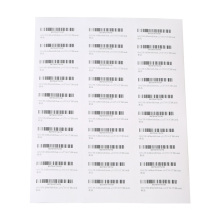 Return address label sticker 30pcs white a4 sheets sticky adhesive amazon fba products labels for Inkjet/laser printer